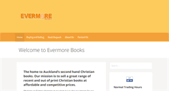 Desktop Screenshot of evermorebooks.co.nz